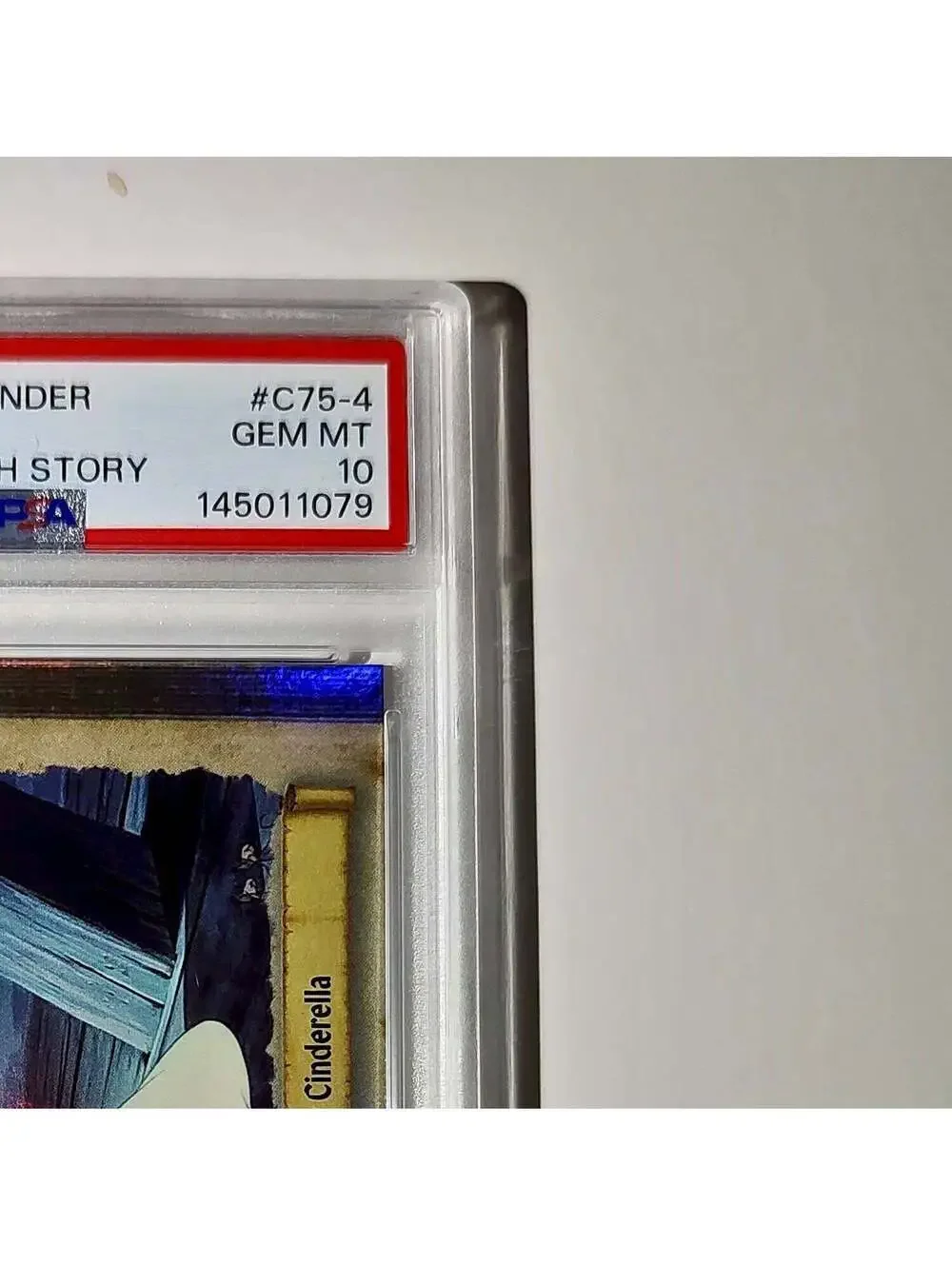 Gus is rescued by Cinderella 2025 Topps Disney #C75-4 Cinderella PSA 10
